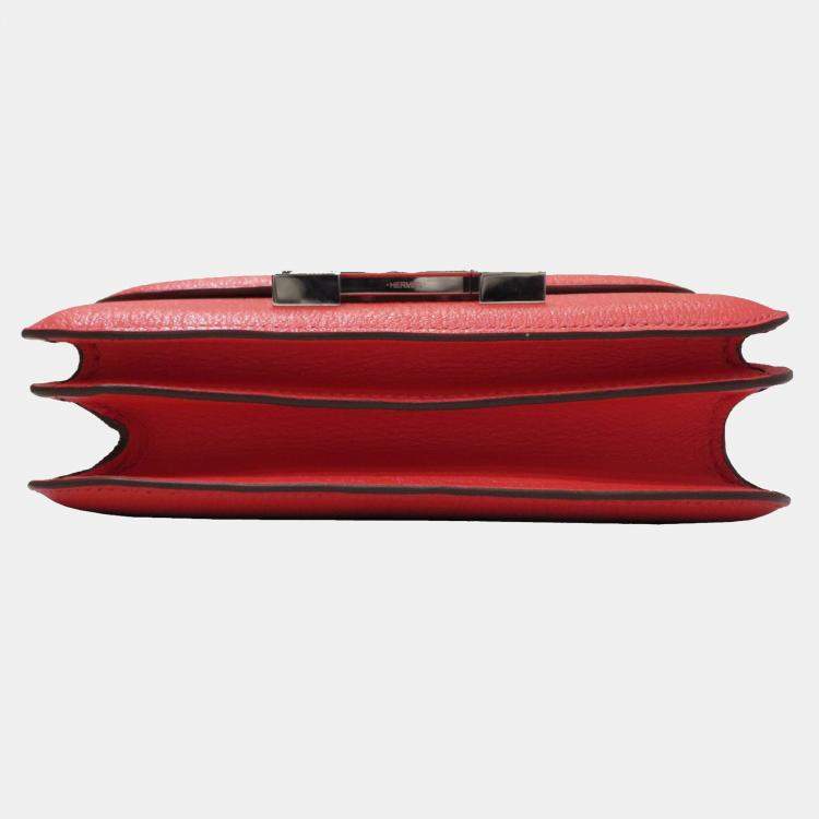 Pre Owned Hermes Red Mini Epsom Constance 18