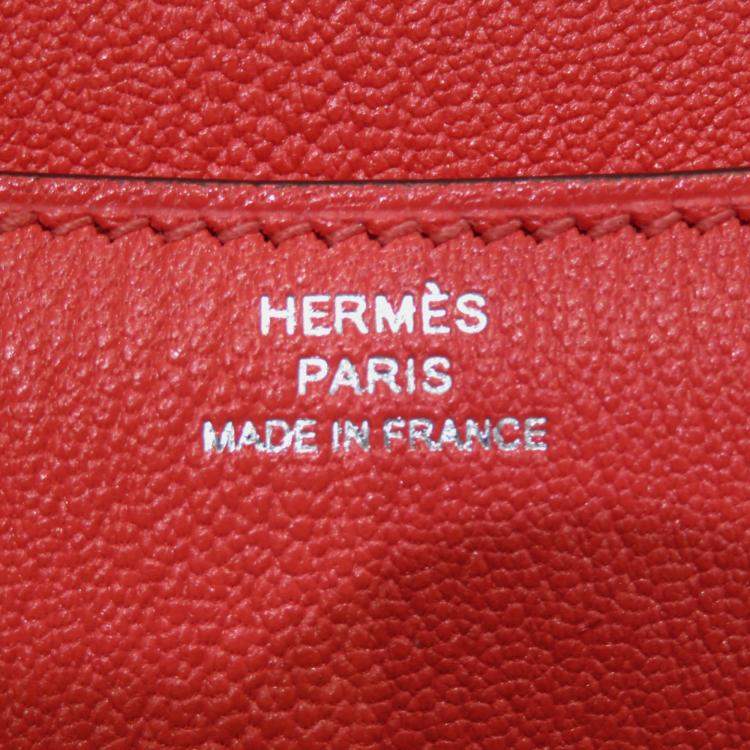 Pre Owned Hermes Red Mini Epsom Constance 18