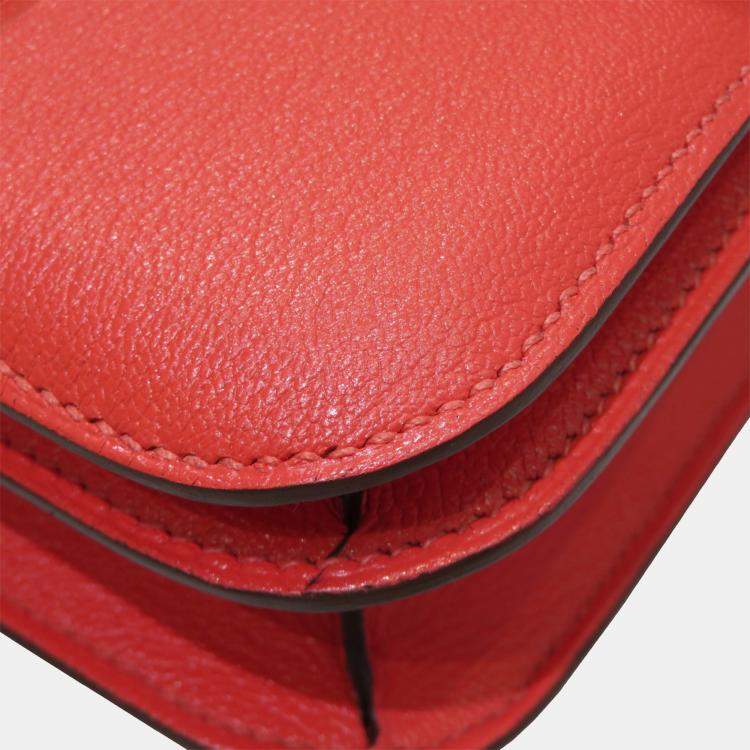 Pre Owned Hermes Red Mini Epsom Constance 18