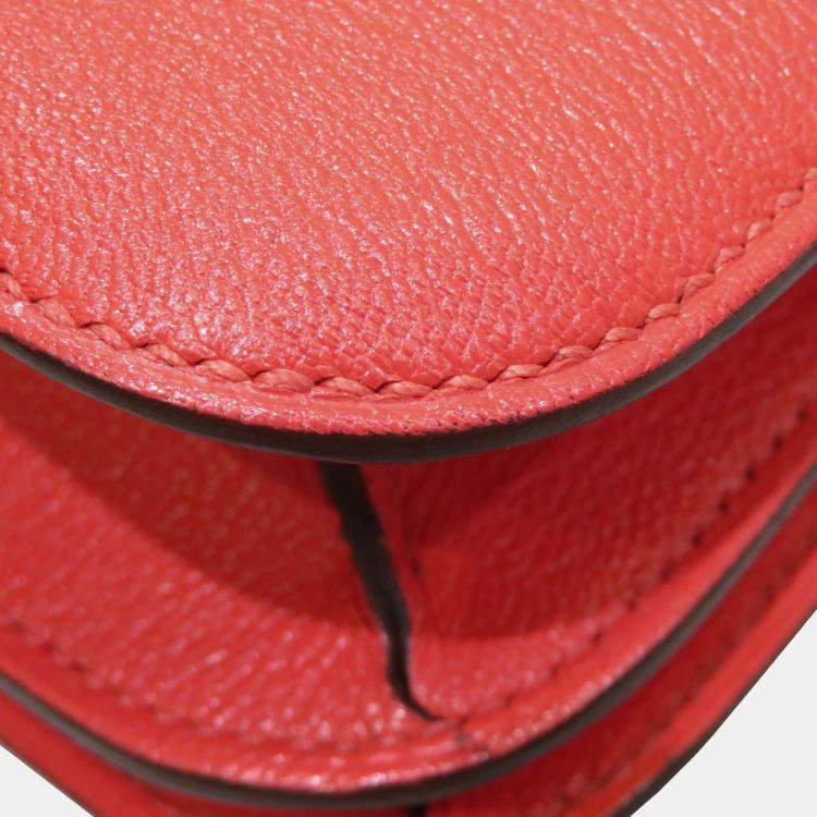 Pre Owned Hermes Red Mini Epsom Constance 18