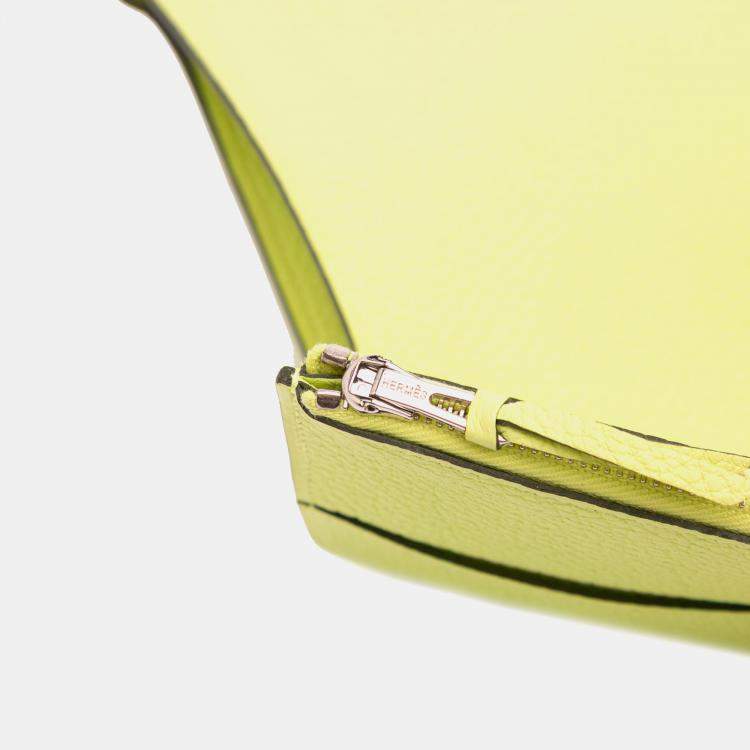 Pre Owned Hermes Yellow Togo Dogon Duo Wallet GM