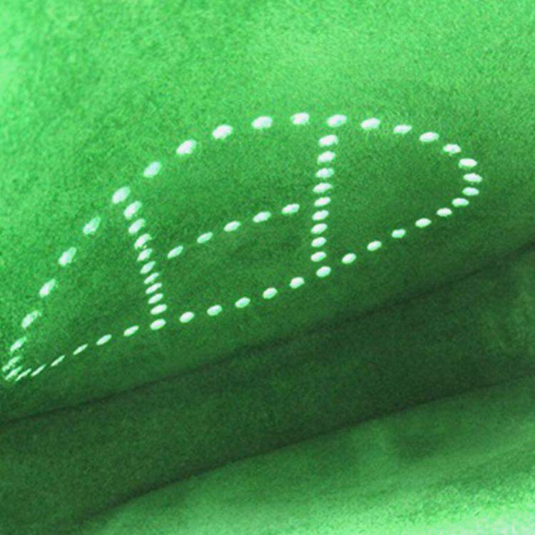 Pre Owned Hermes Green Clemence Evelyne TPM