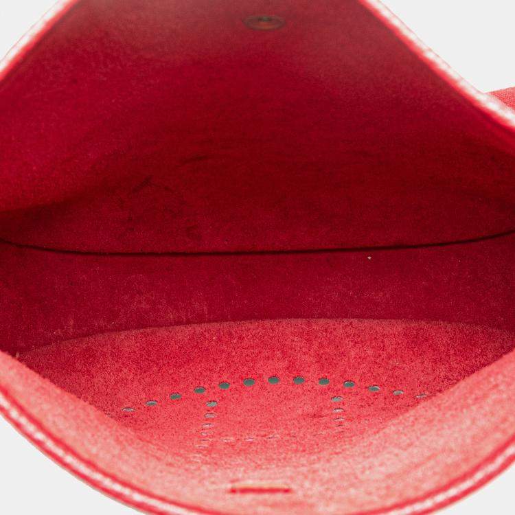 Pre Owned Hermes Rouge Ash Clemence Evelyne I 33