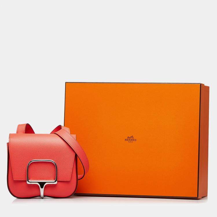 Pre Owned Hermes Red Mini Epsom Della Cavalleria