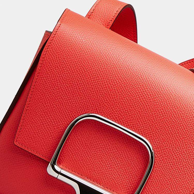 Pre Owned Hermes Red Mini Epsom Della Cavalleria