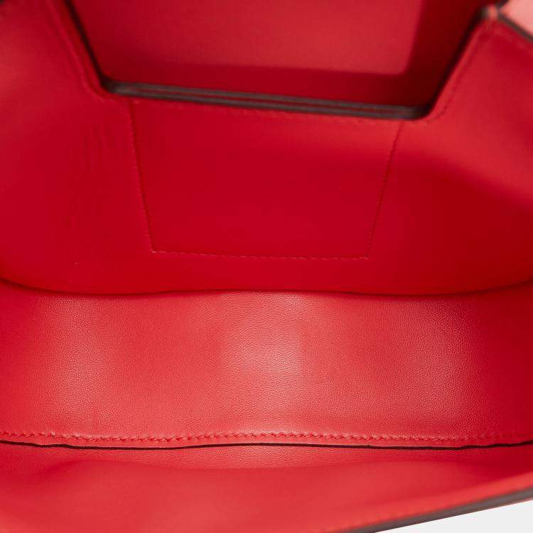Pre Owned Hermes Red Mini Epsom Della Cavalleria