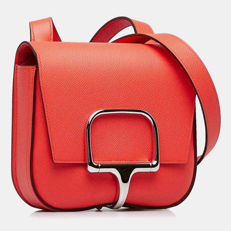 Pre Owned Hermes Red Mini Epsom Della Cavalleria