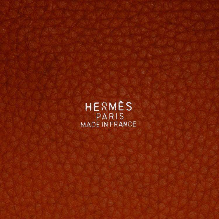 مملوكة مسبقًا Hermes Orange Clemence Picotin Lock 22