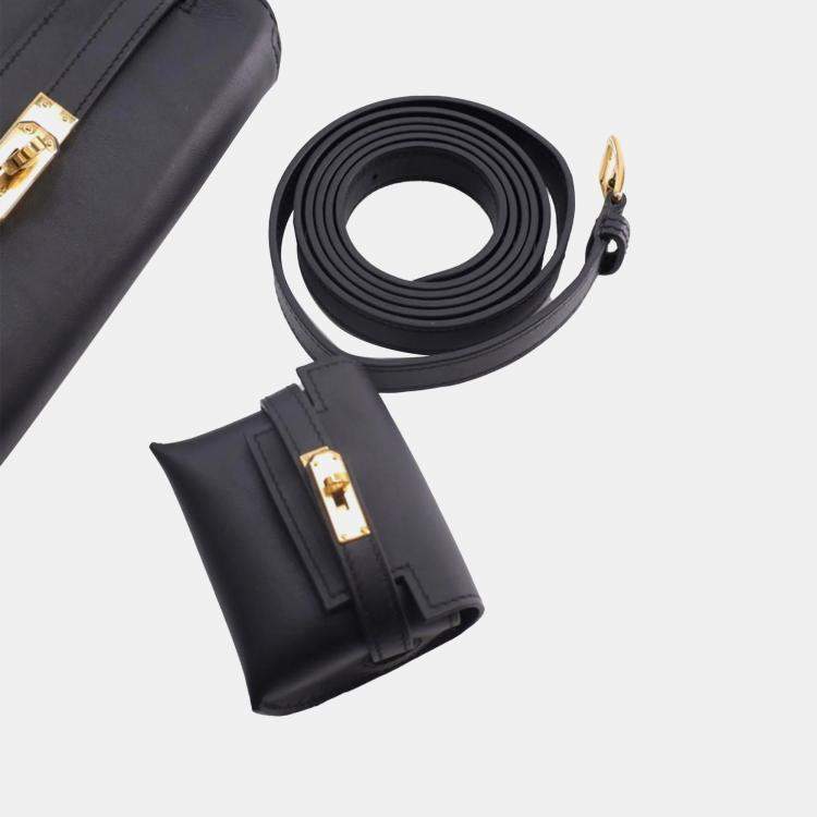 Pre Owned Hermes Black Swift Kelly Moove