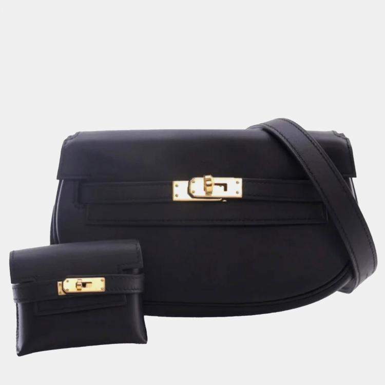 Pre Owned Hermes Black Swift Kelly Moove