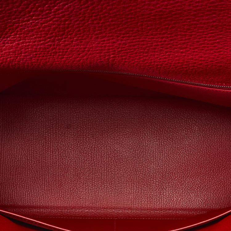 Pre Owned Hermes Red Togo Kelly 35