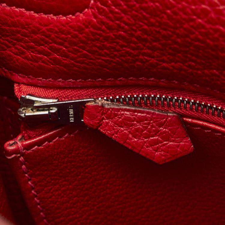 Pre Owned Hermes Red Togo Kelly 35
