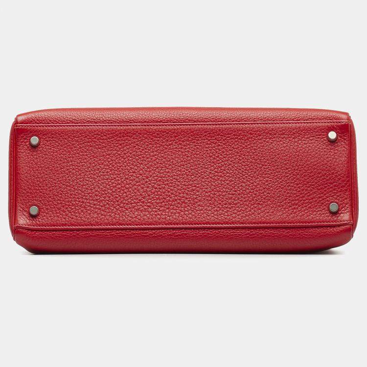 Pre Owned Hermes Red Togo Kelly 35