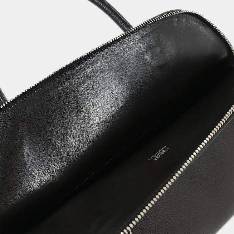 Pre Owned Hermes Chocolat Coromandel Bolide 31 2way Handbag