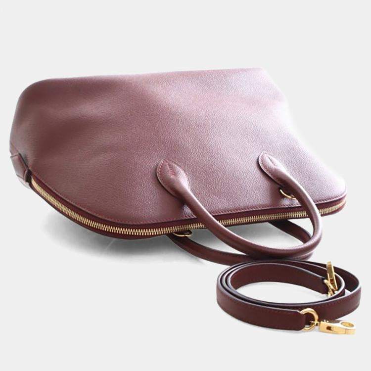 Pre Owned Hermes Rouge HermÃ¨s Epsom Bolide 1923 30