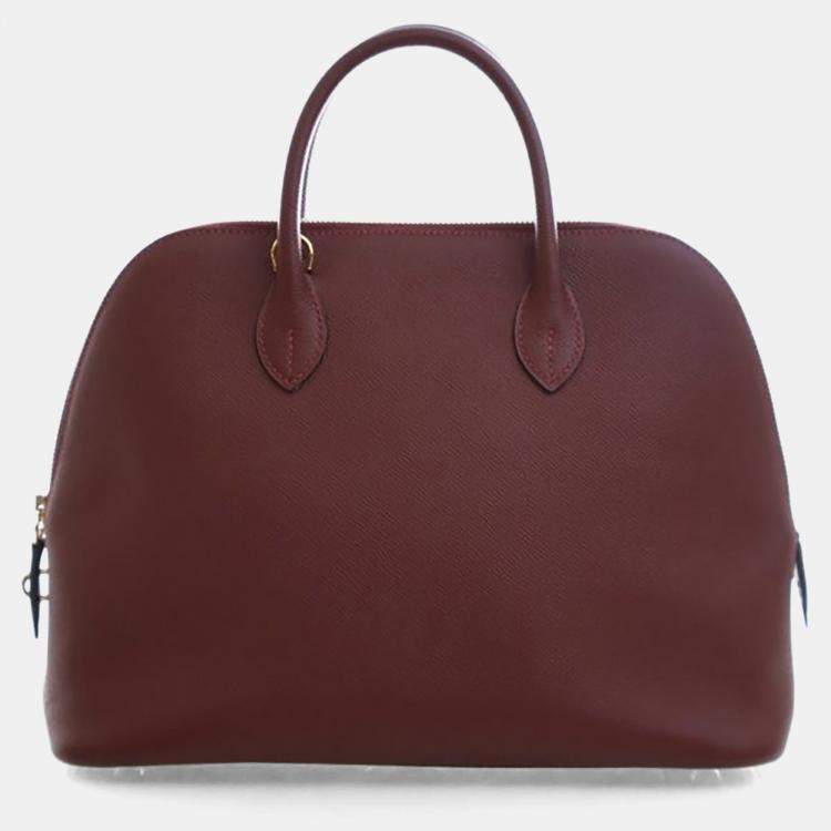 Pre Owned Hermes Rouge HermÃ¨s Epsom Bolide 1923 30