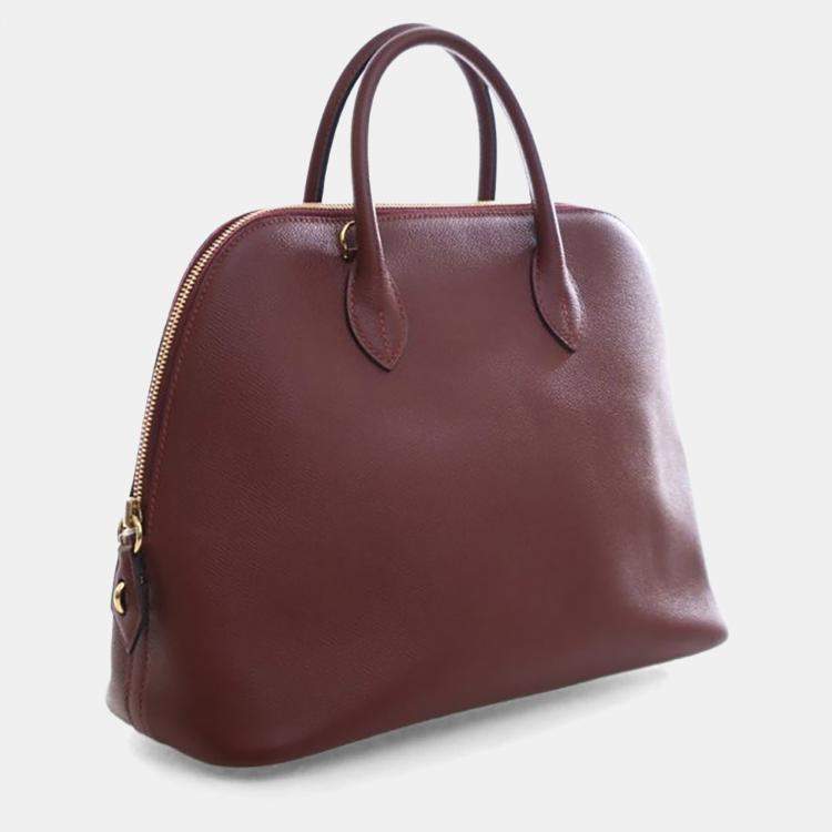 Pre Owned Hermes Rouge HermÃ¨s Epsom Bolide 1923 30