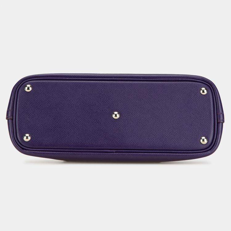 Pre Owned Hermes Purple Epsom Bolide 27