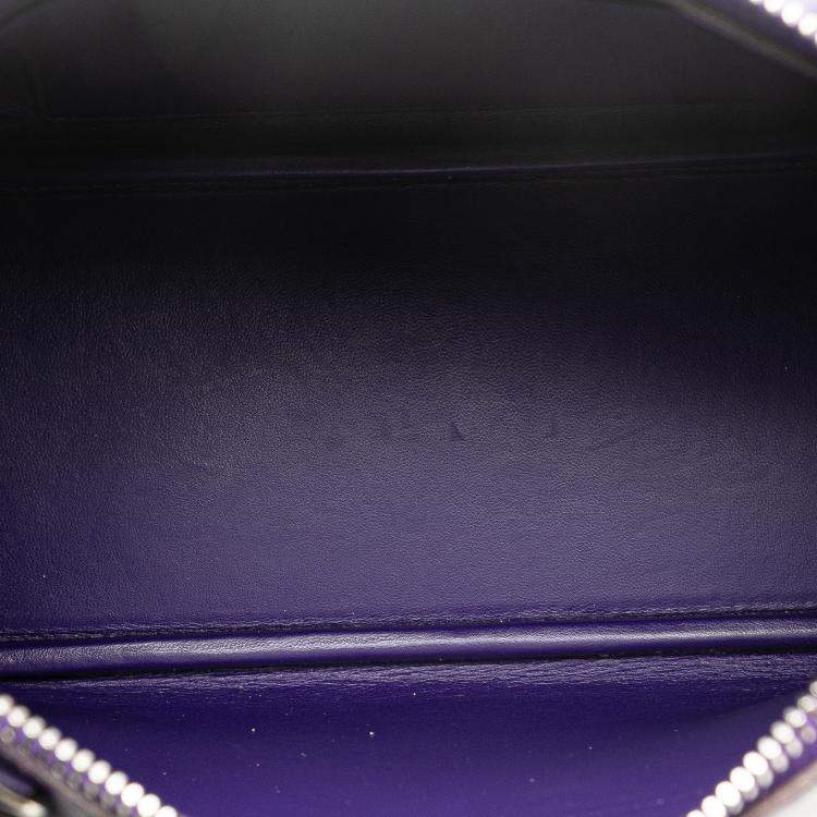 Pre Owned Hermes Purple Epsom Bolide 27