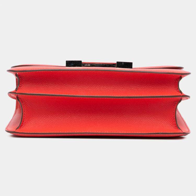 Pre Owned Hermes Orange Epsom Constance 24