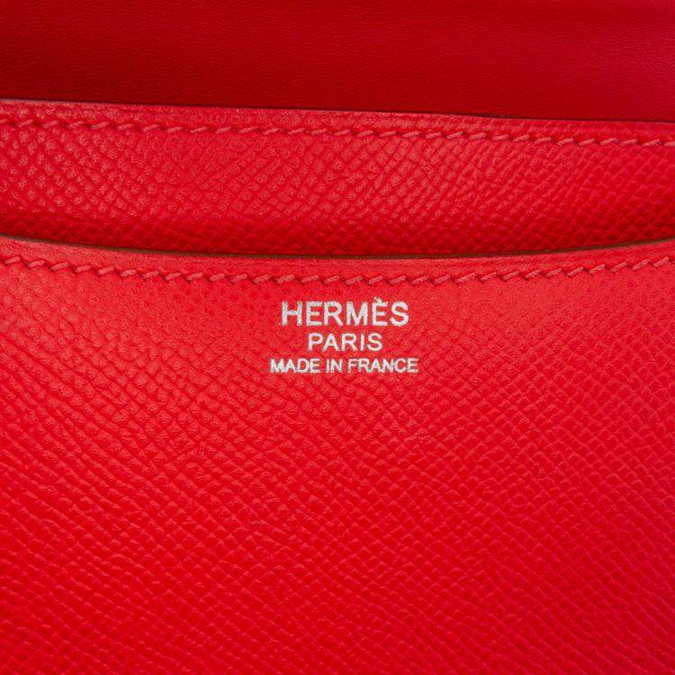 Pre Owned Hermes Orange Epsom Constance 24