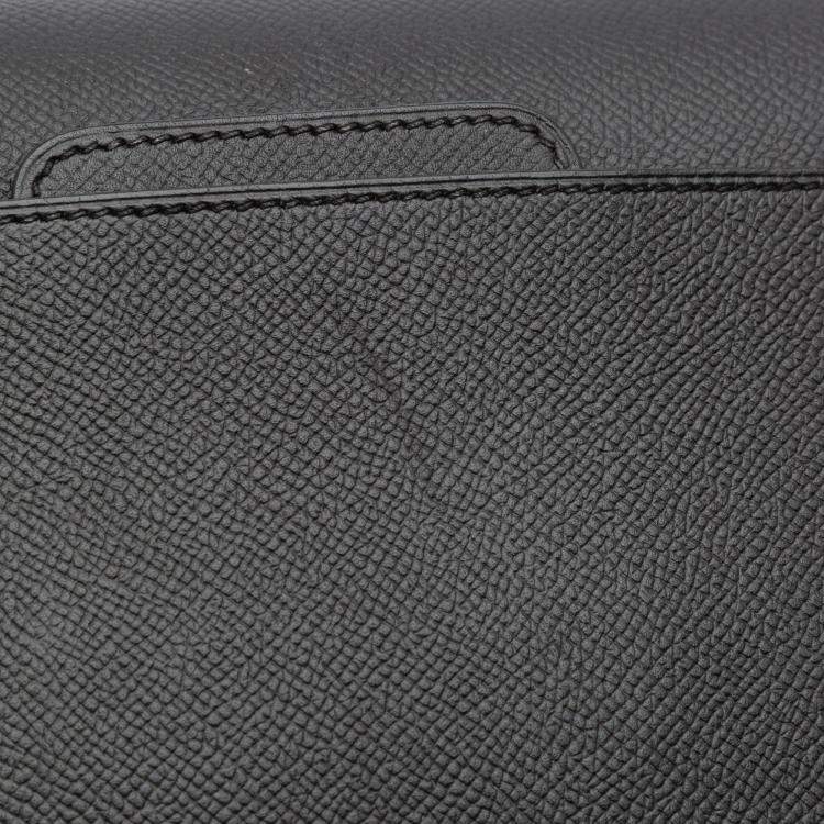Pre Owned Hermes Black Epsom Octogone 23