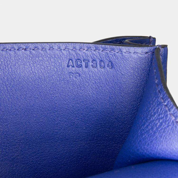 Pre Owned Hermes Blue Mini Swift Constance 18
