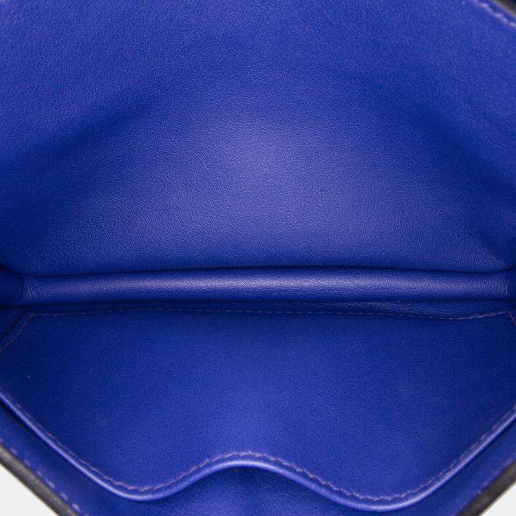 Pre Owned Hermes Blue Mini Swift Constance 18