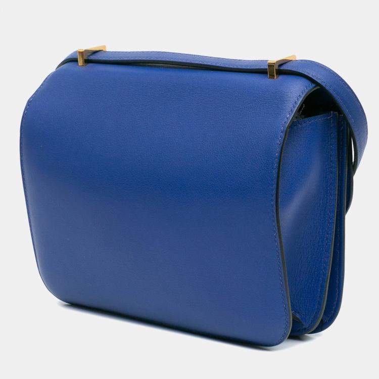 Pre Owned Hermes Blue Mini Swift Constance 18
