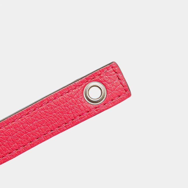 Pre Owned Hermes Pink Clemence Picotin Lock 18