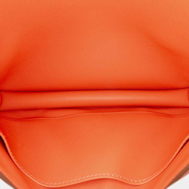 Pre Owned Hermes Orange Doblis and Swift Constance 24