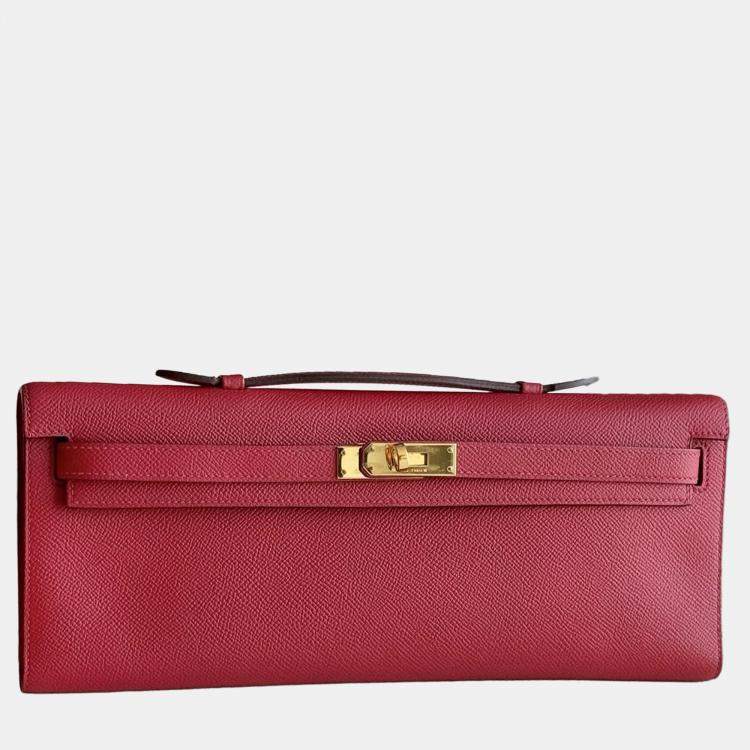 Pre Owned Hermes Kelly Cut Epsom Gold hardware