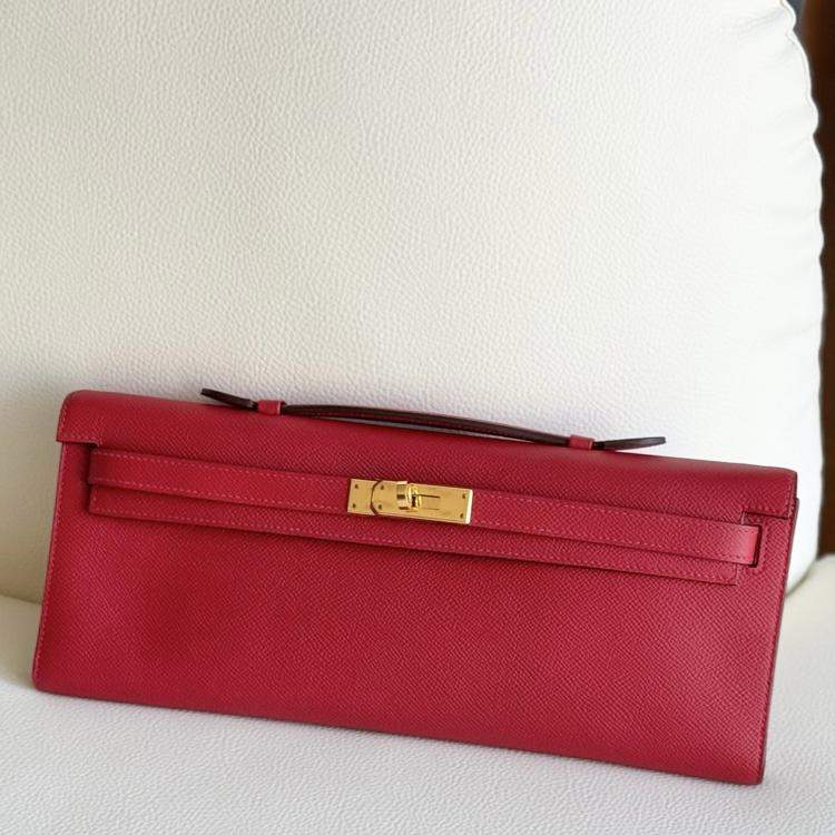Pre Owned Hermes Kelly Cut Epsom Gold hardware