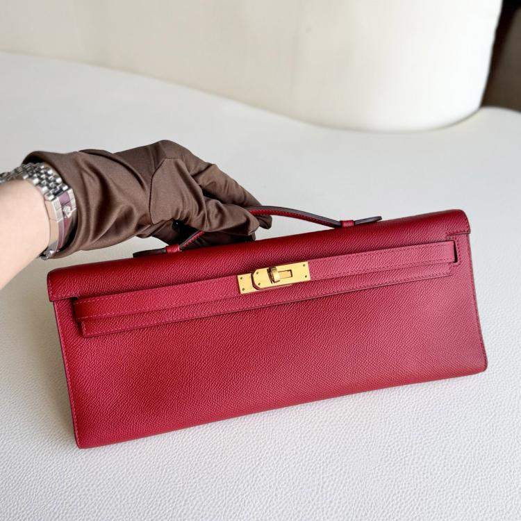 Pre Owned Hermes Kelly Cut Epsom Gold hardware