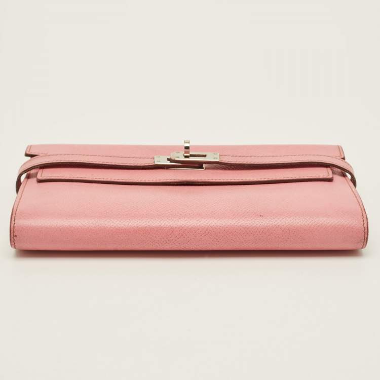 مملوكة مسبقًا محفظة هيرمس كيلي لونج جلد تمساح أمريكي بورغوغن مط