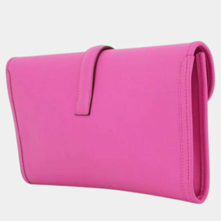 Pre Owned Hermes Pink Swift Jige Elan 29