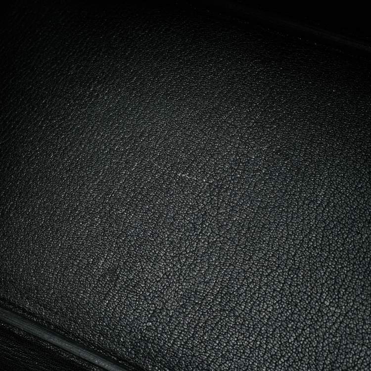 Pre Owned Hermes Birkin 30 Rose Gold Finish Noir Ostrich Tote