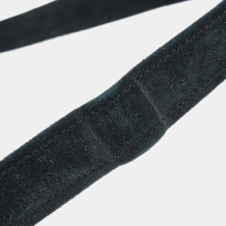 Pre Owned Hermes Black Doblis Market PM Bucket Shoulder Bag