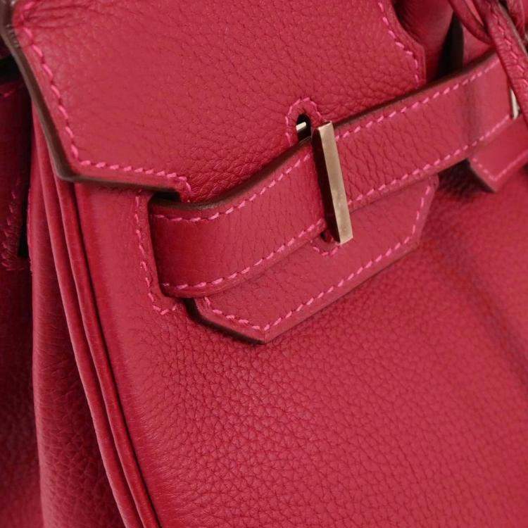 مملوكة مسبقًا Hermes Ruby Togo Birkin 30 Handbag