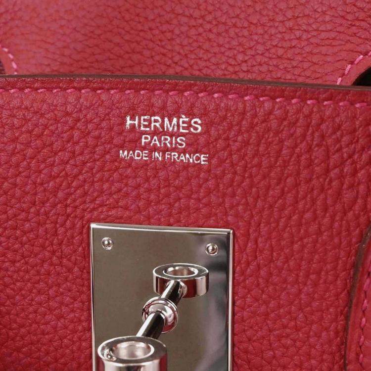 مملوكة مسبقًا Hermes Ruby Togo Birkin 30 Handbag