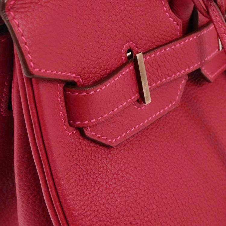 مملوكة مسبقًا Hermes Ruby Togo Birkin 30 Handbag