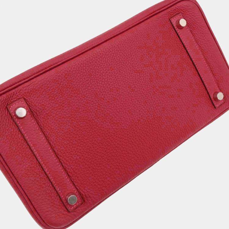 مملوكة مسبقًا Hermes Ruby Togo Birkin 30 Handbag