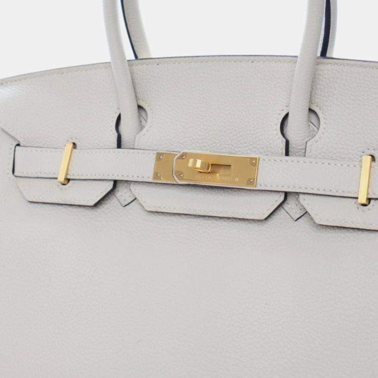 Pre Owned Hermes Craie Togo Special Order Birkin 30