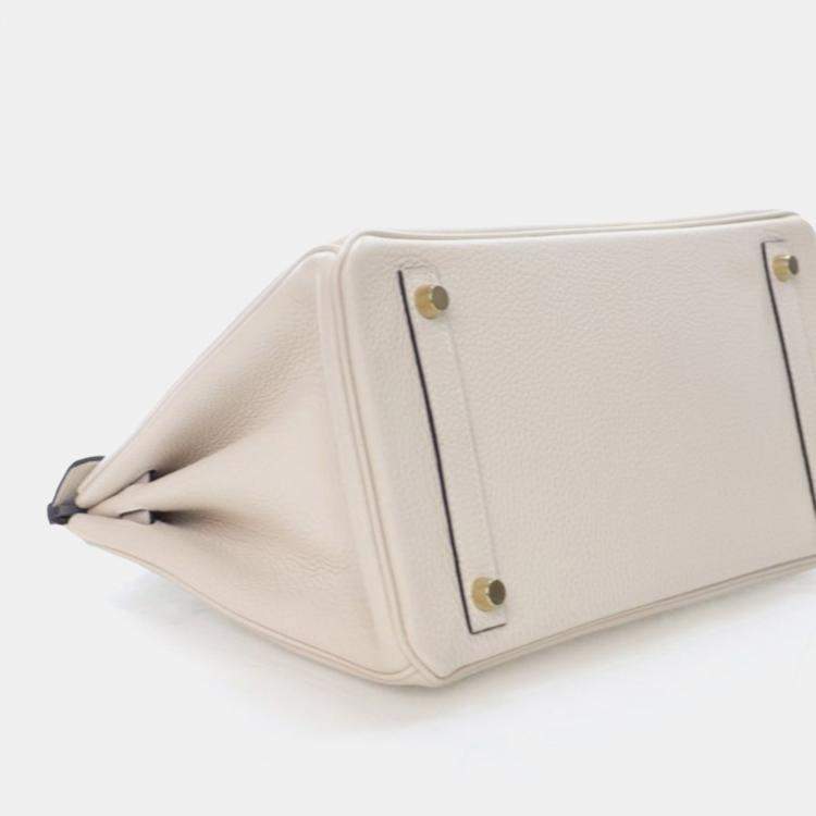 Pre Owned Hermes Craie Togo Special Order Birkin 30