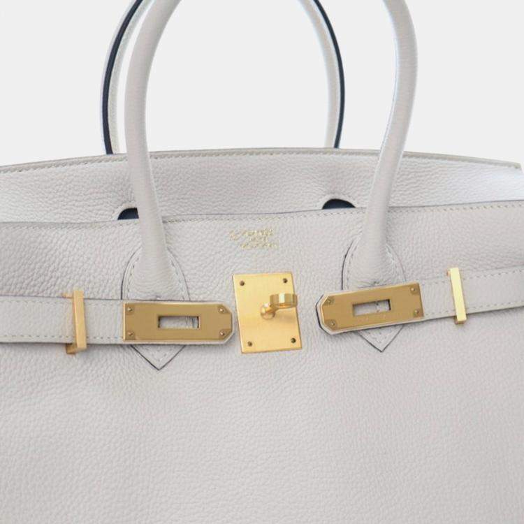 Pre Owned Hermes Craie Togo Special Order Birkin 30