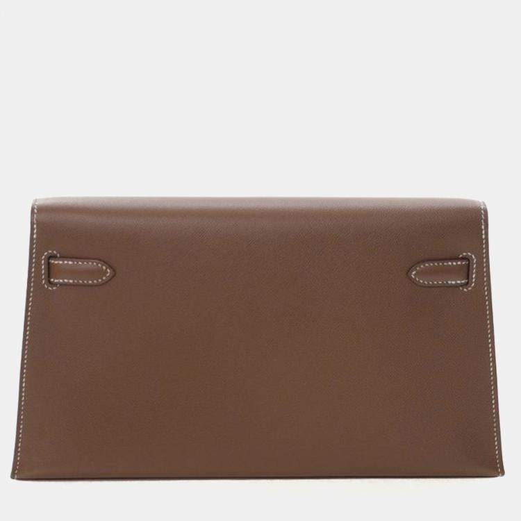 Pre Owned Hermes Etoupe Veau Madame Kelly Elan