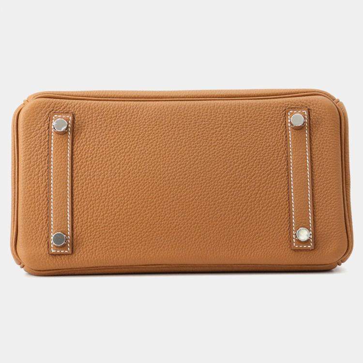 Pre Owned Hermes Birkin Gold Togo Leather Size 25