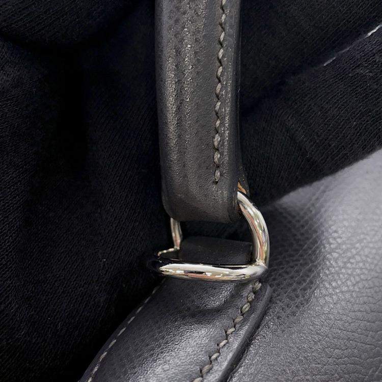 Pre Owned Hermes Kelly Sellier Graphite Courchevel Size 32