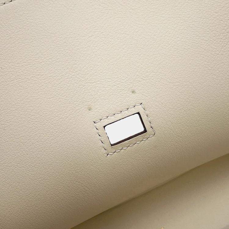 Pre Owned Hermes Jypsiere Beton Swift Leather Size Mini