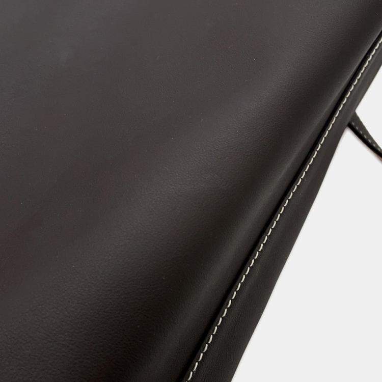 Pre Owned Hermes Neo Double Sense Rose Sakura/Ebene Swift Leather Size 35